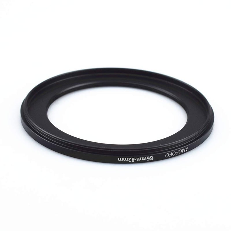 Amopofo 86mm to 82mm /86mm-82mm Step-Down Ring Filter Adapter for All Brands UV,ND,CPL,Metal Step-Down Ring Adapter - Image 4
