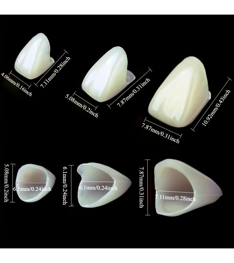 Max Man Partials Generic 120 Pcs Upper Lower Teeth Reusable Resin Dentures 70 Front ...