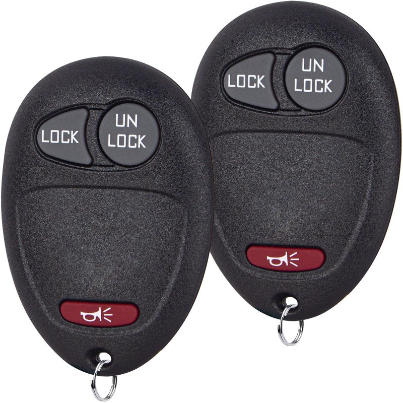 Aniterbo Car Key Fob Keyless Entry Remote Compatible with Chevy ColoradoVentureGMC CanyonHummer H3H3TIsuzu i280i290i350i370 Replacement Key L2C0007T 2Pack3BTN - Image 3