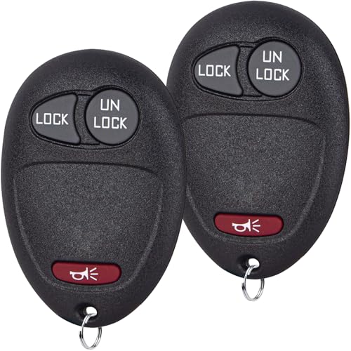 Aniterbo Car Key Fob Keyless Entry Remote Compatible with Chevy ColoradoVentureGMC CanyonHummer H3H3TIsuzu i280i290i350i370 Replacement Key L2C0007T 2Pack3BTN - Image 1