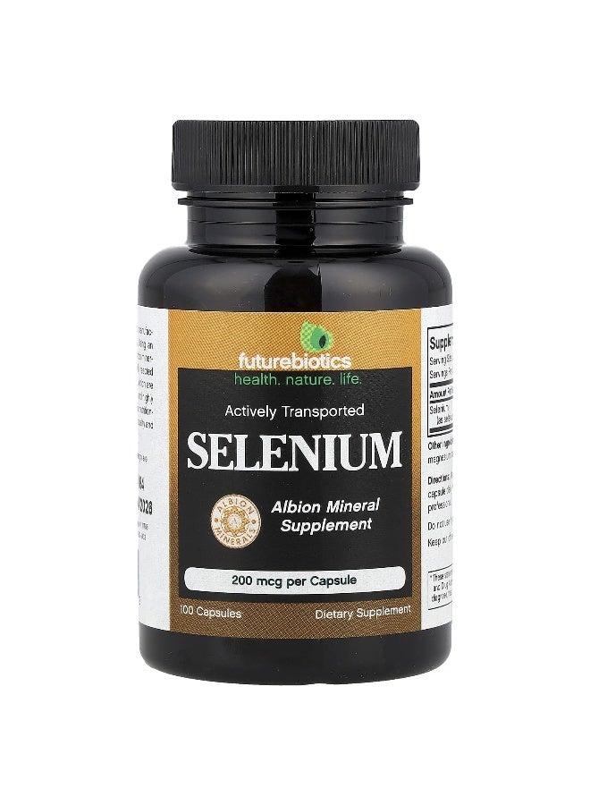 Futurebiotics, Selenium, 200 mcg, 100 Capsules (Packaging may vary)