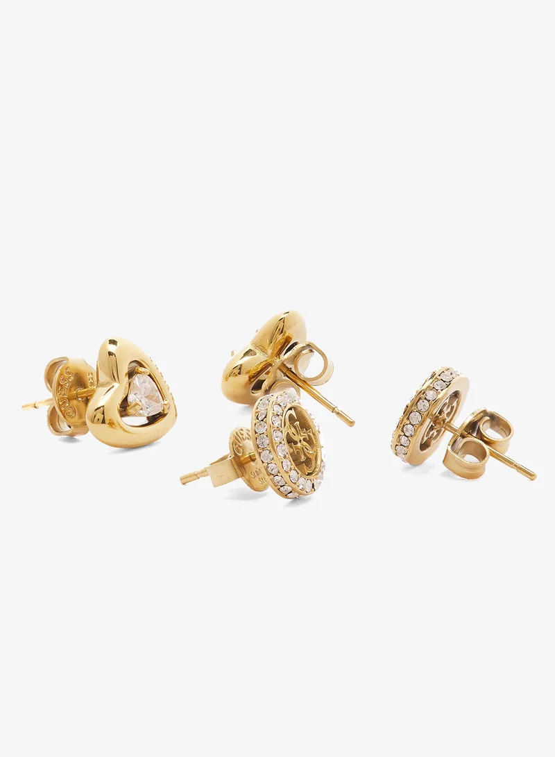 GUESS  4G  And Heart Boxset Studs for Women | Best Price UAE