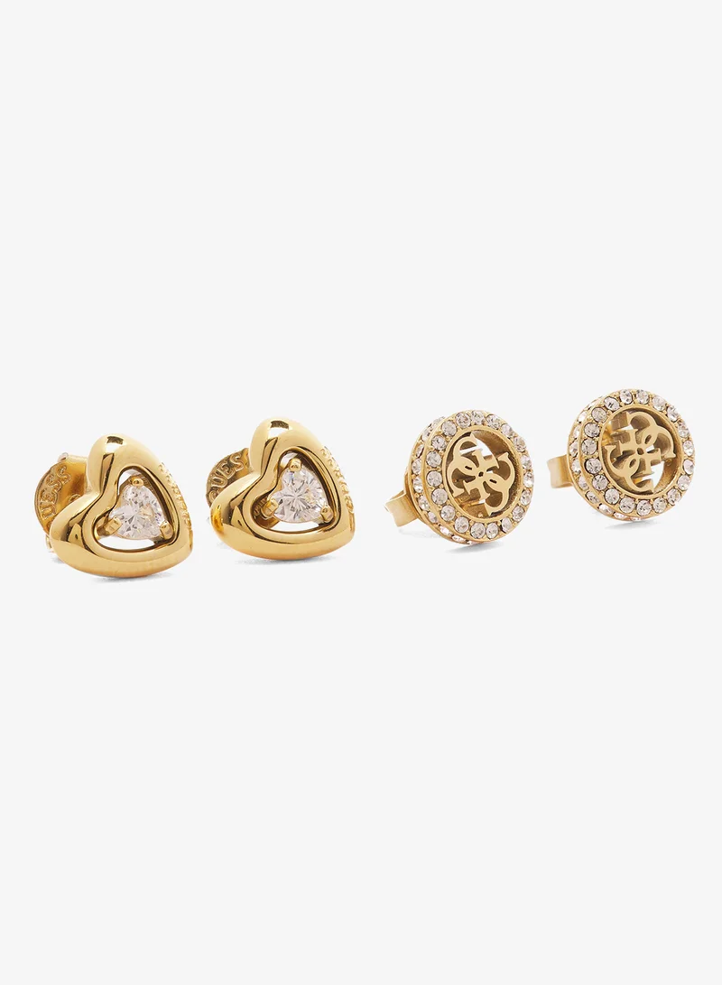 GUESS  4G  And Heart Boxset Studs for Women | Best Price UAE