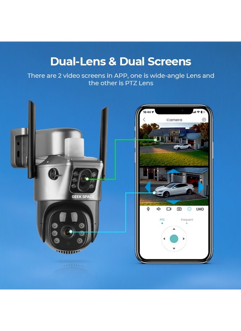 المهوس الفضاء كاميرا مراقبة خارجية تعمل بالطاقة الشمسية VCS09-4G (4 ميجابكسل، واي فاي) + 4G  - Image 5