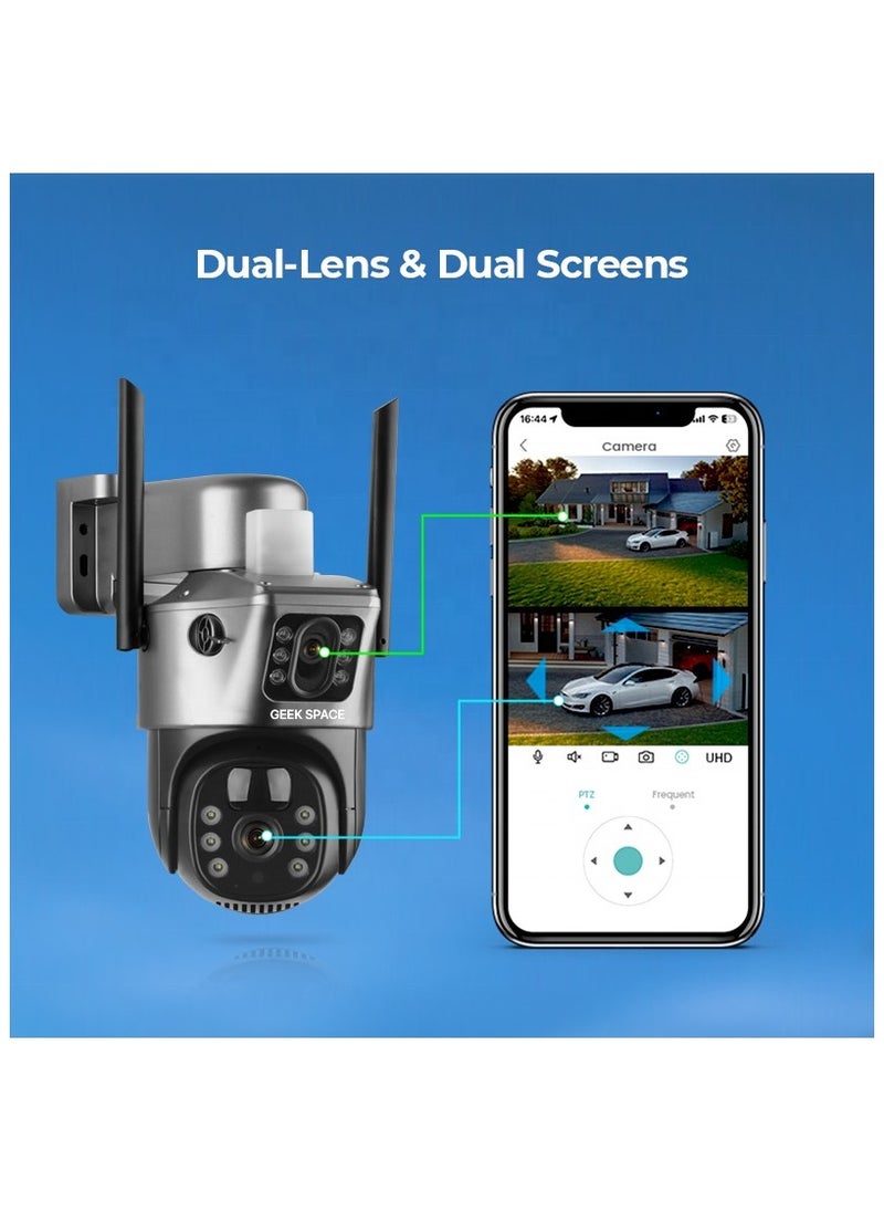 المهوس الفضاء كاميرا مراقبة خارجية تعمل بالطاقة الشمسية VCS09-4G (4 ميجابكسل، واي فاي) + 4G  - Image 2