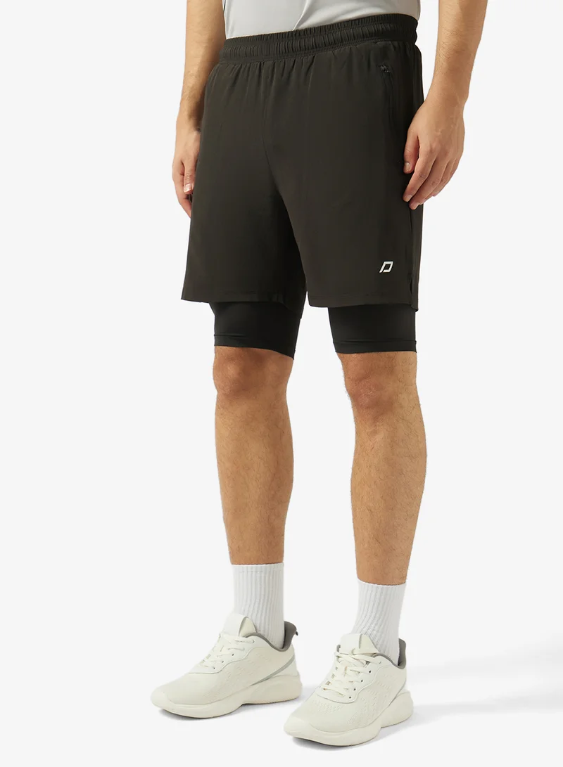 FRWD 2 in 1 shorts added some reflective trims at back