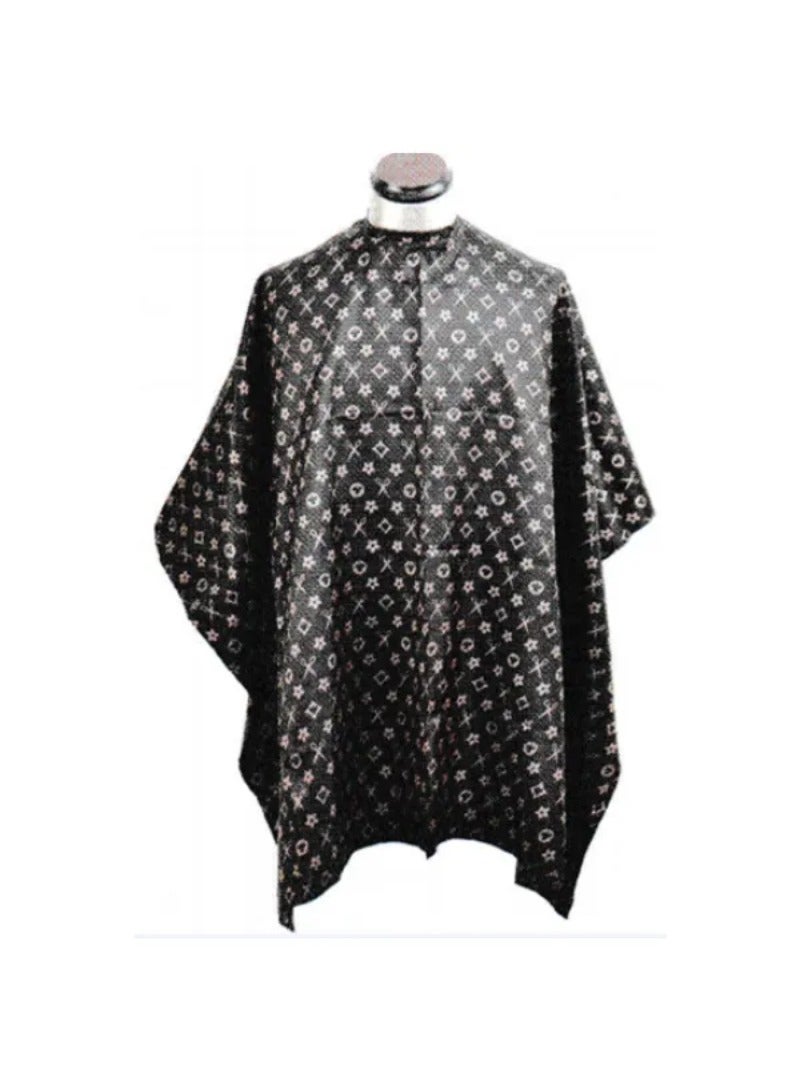 Onetech  Silver With Black Print Cape