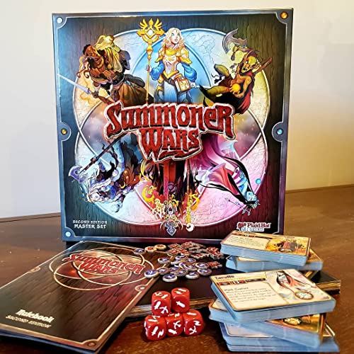 Plaid Hat Games Summoner Wars Second Edition Plaid Hat Games Master Set – Tactical Dueling Card Game – Includes 6 Faction Decks, Custom Dice, and Game Board – Ages 9+, 2 Players - Image 2