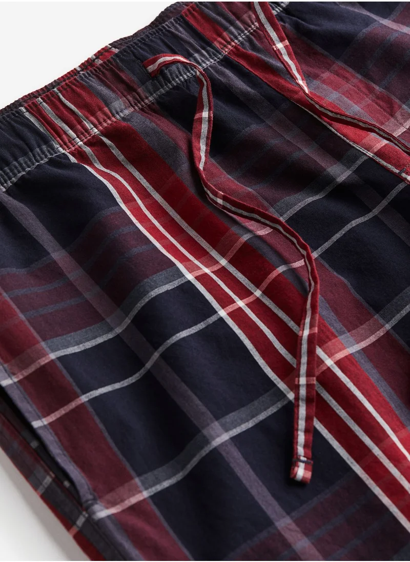 H&M Checked Drawstring Pyjama