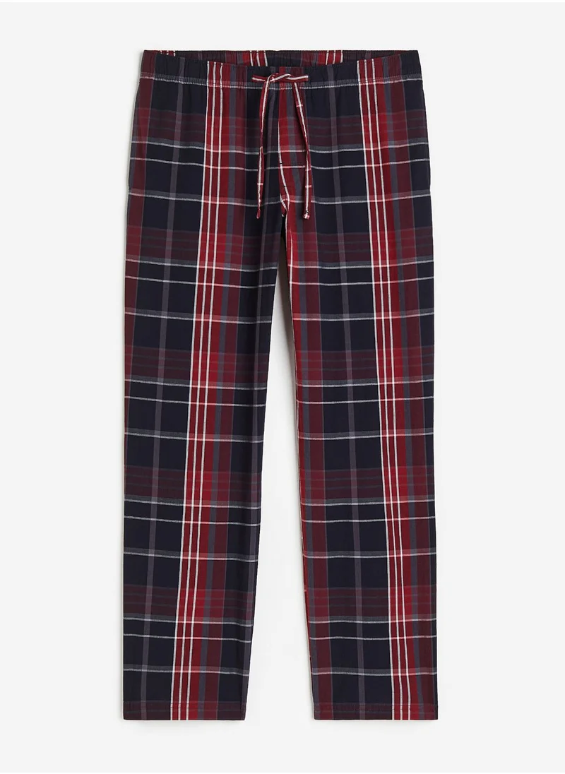 H&M Checked Drawstring Pyjama