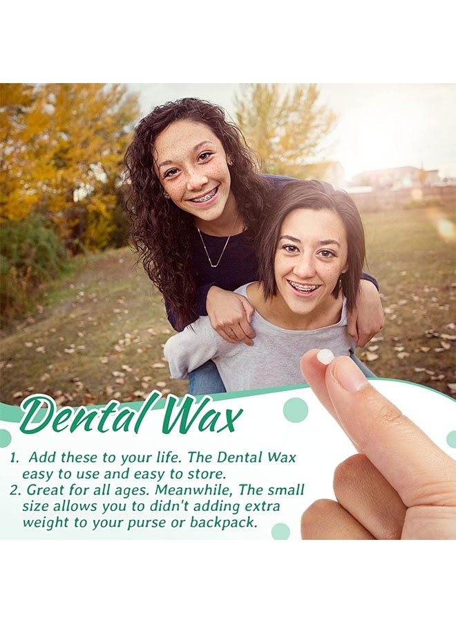 Realfrog 30 Pack Orthodontic Wax Mixed Flavor，Dental Braces Wax, for Teeth Dental Wax for Braces Wearer Tooth Wax for Braces and Oral Appliances with Colorful Storage Case and Fruit Smell - Image 5