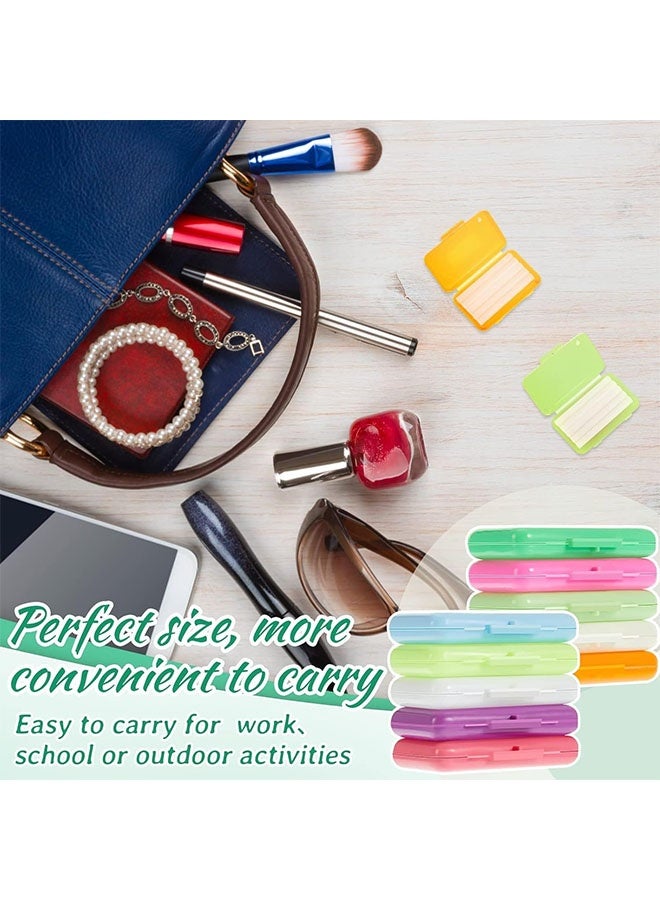 Realfrog 30 Pack Orthodontic Wax Mixed Flavor，Dental Braces Wax, for Teeth Dental Wax for Braces Wearer Tooth Wax for Braces and Oral Appliances with Colorful Storage Case and Fruit Smell - Image 2