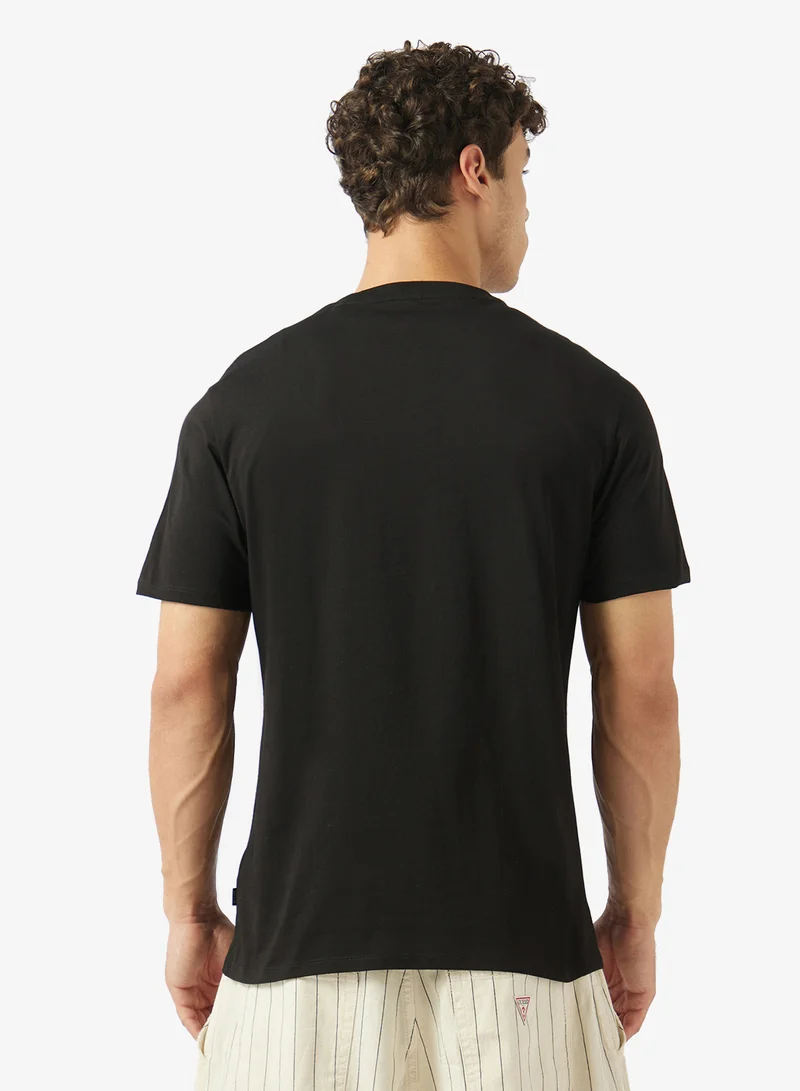 GUESS  Crew Neck Short Sleeve T-Shirt for Men | Best Price UAE