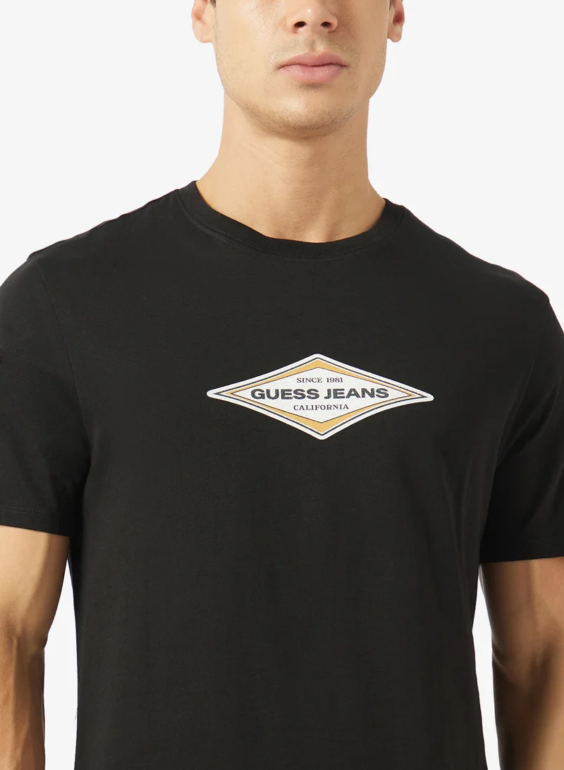 GUESS  Crew Neck Short Sleeve T-Shirt for Men | Best Price UAE