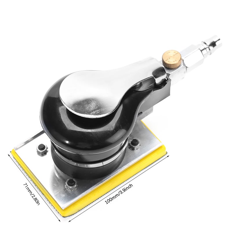 71*100mm Handheld Air Sander Grinder Polisher Pneumatic Polishing Tool 10000rpm - Image 2