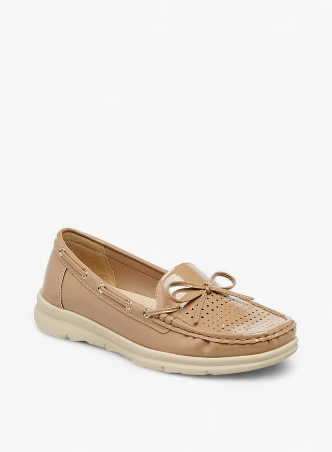 Le Confort Bow Accent Slip-On Loafers
