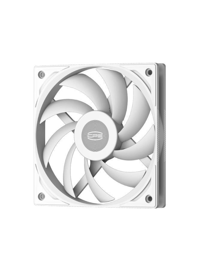 Pccooler F5 R12015 White 12cm Case Fan, 15mm Thin Blade, 4pin Dual Ball Bearing, Suitable For Itx Bottom-mounted Computer Cooler Modification - Image 3
