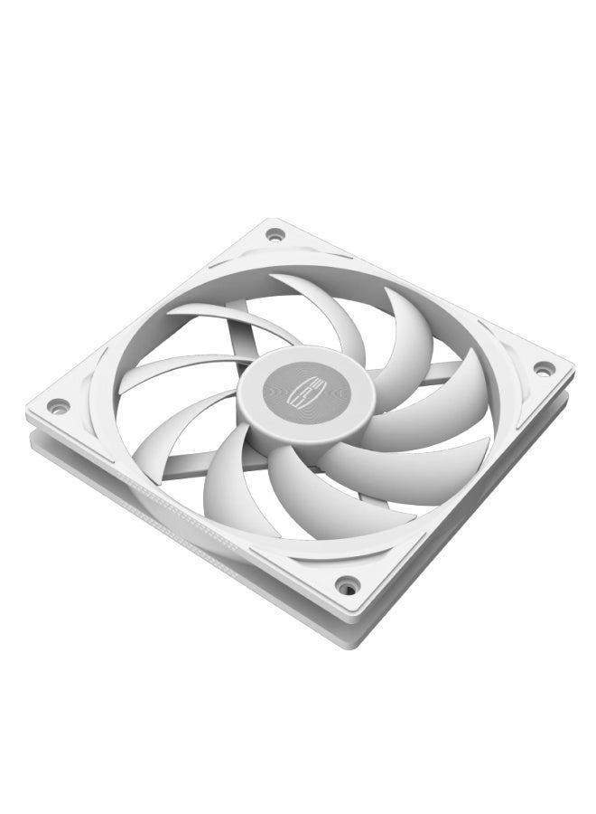 Pccooler F5 R12015 White 12cm Case Fan, 15mm Thin Blade, 4pin Dual Ball Bearing, Suitable For Itx Bottom-mounted Computer Cooler Modification - Image 4