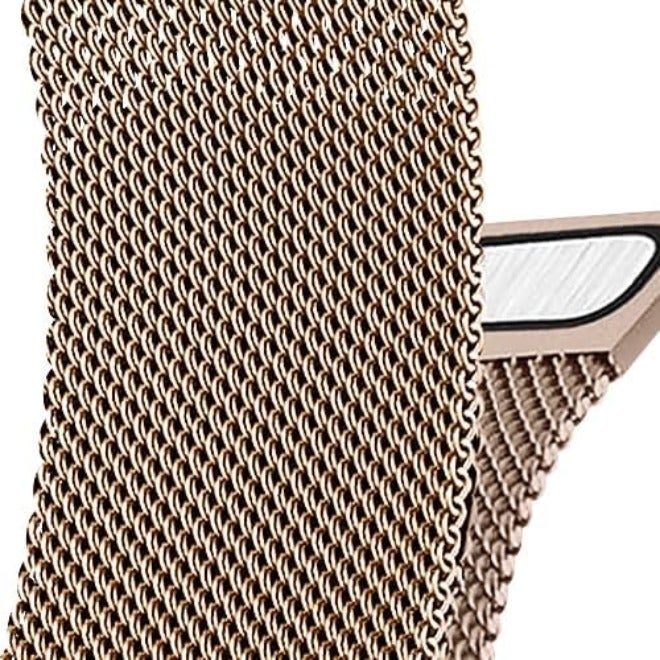 Fullmosa Compatible with Apple Watch Strap 49mm 46mm 45mm 44mm 42mm 41mm 40mm 38mm Women Men, Milanese Loop Apple Watch Band Ultra 3/2/1 SE3/2/1 iwatch Series 11 10 9 8 7 6 5 4 3 2 1 - Image 1