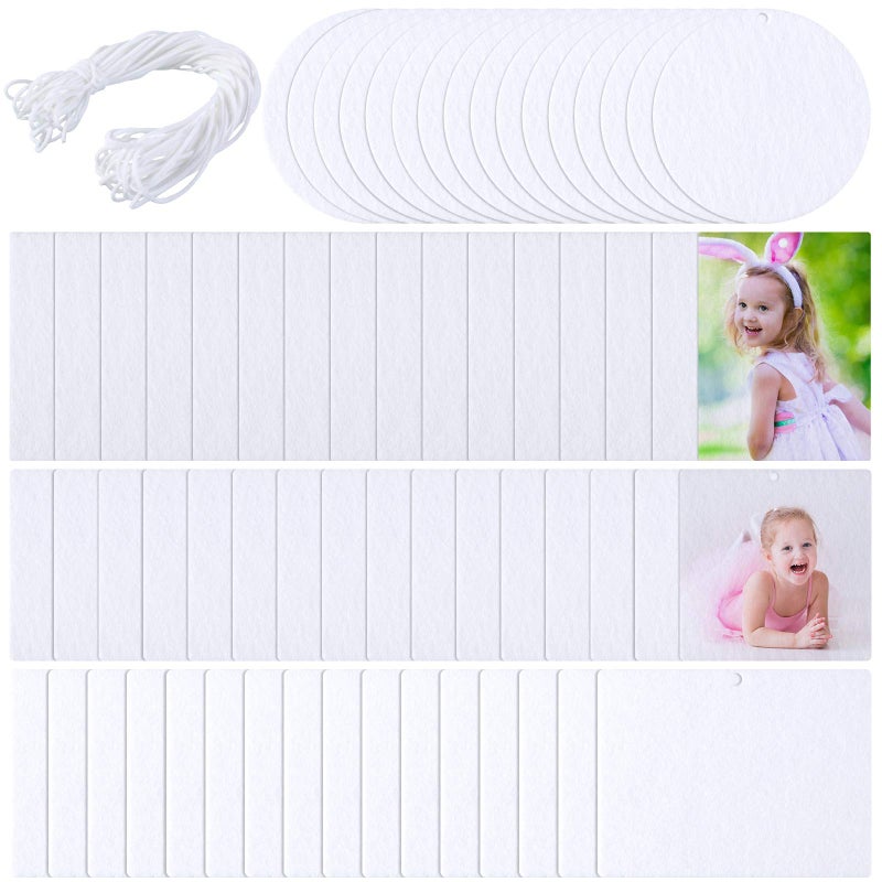 25 قطعة من أوراق معطر الهواء الفارغة للتصميم الحراري لوازم السيارات مجموعة أدوات البداية DIY ورقة معطرة مصنوعة من الفelt مع حبل مرن للاستخدام والديكور الداخلي للسيارة 4 أنماط