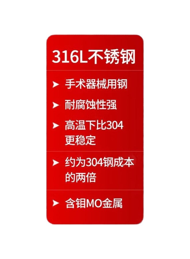 MAX COOK (Maxcook) 316L Stainless Steel Forks, Dinner Forks And Fruit Forks Tableware Set, 2-Piece Set, Mcgc8482 - Image 3