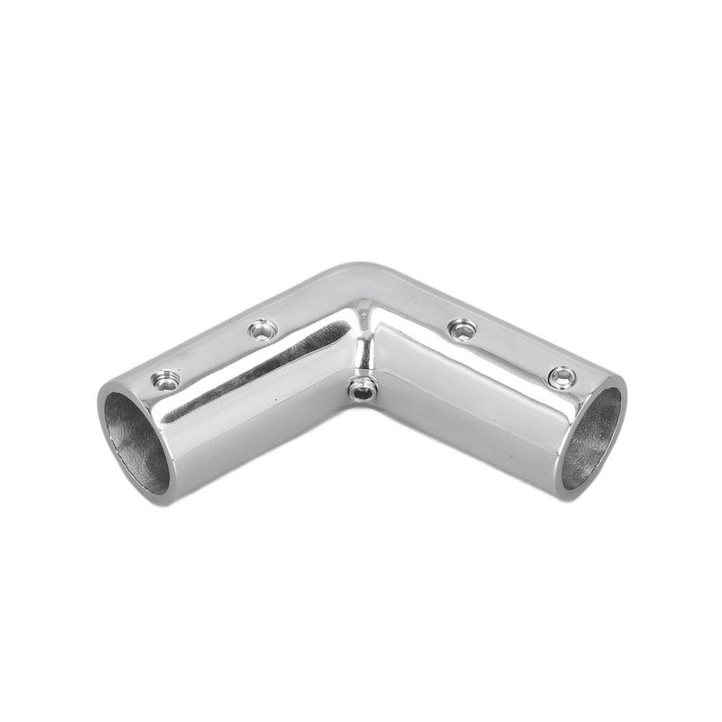110 Degree Boat Handrail Elbow 316 Marine Grade Stainless Steel - Corrosion Resistant Mirror Polished Marine Pipe Fitting for Saltwater Boat Railing Systems - Image 1