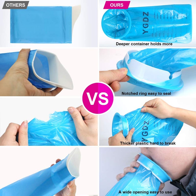 YGDZ Emesis Bags, YGDZ 45 Pack Vomit Bag Disposable Barf Bags Car Throw Up Blue Nausea Bags for Travel Motion, 1000ml - Image 5