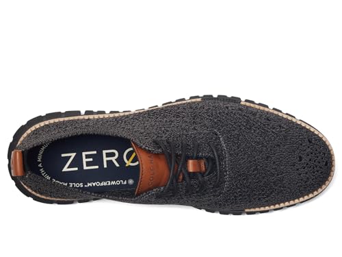 Cole Haan Mens Zerogrand Remastered Stitchlite Wing Tip Oxford, Magnet/Black, 10.5-M US - Image 2