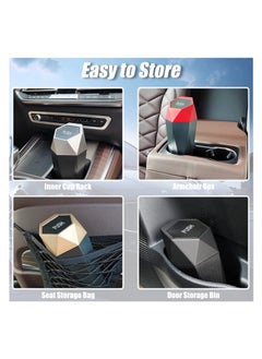 Car Trash Can with Lid,Mini Essential Car Accessories for Interior, Leakproof Garbage Can with 2 rolls of Trash Bags and 3 aromatherapy tablets, Multipurpose Organizers and Storage for Car, Home, Office - pzsku/ZDCB552D68E6A156EA186Z/45/_/1730968423/dfd6dbd0-5a71-4df1-a0be-ebd32189513a