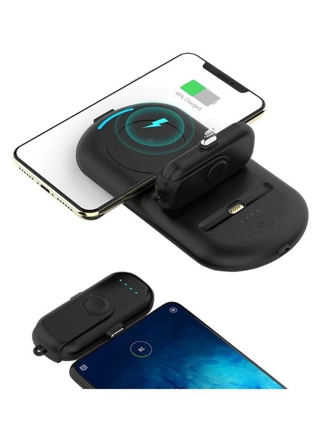 شاحن لاسلكي مغناطيسي CRONY باور بانك 2PCS 1000mAh وشاحن سريع لاسلكي معتمد من Qi - Image 2