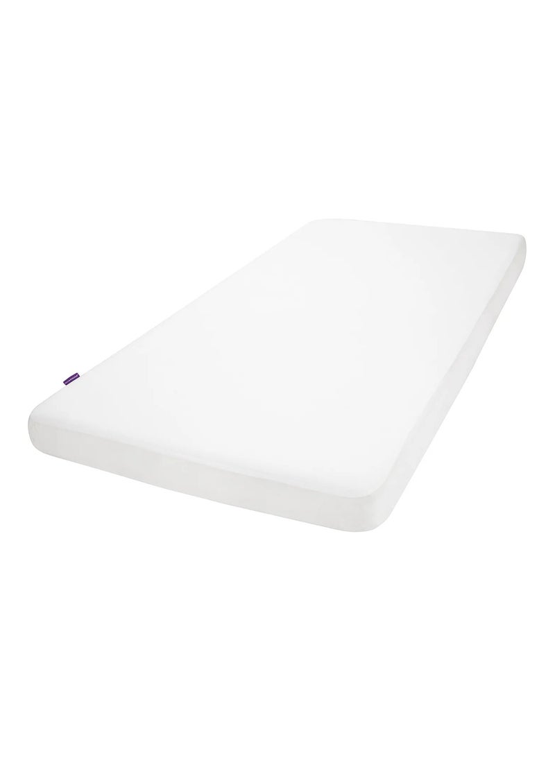 Clevamama - Clevamama Waterproof Mattress Protector for Cribs, 100% Brushed Cotton, Machine Washable, 98x98cm - Image 1