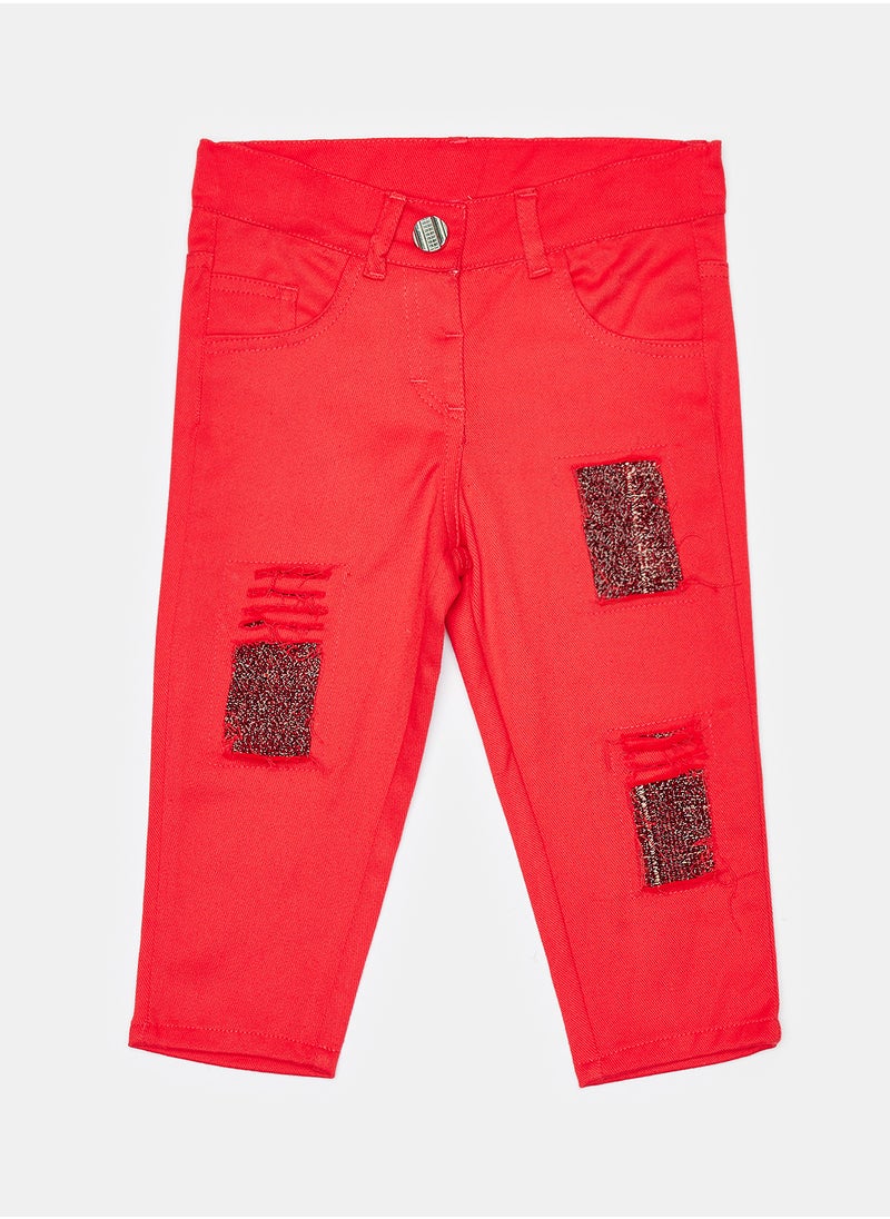 milou - Baby Girls Pant Gabardine - Image 1