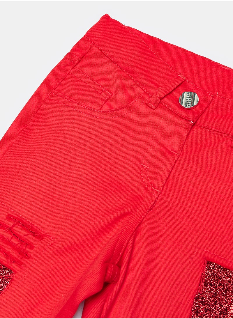 milou - Baby Girls Pant Gabardine - Image 1