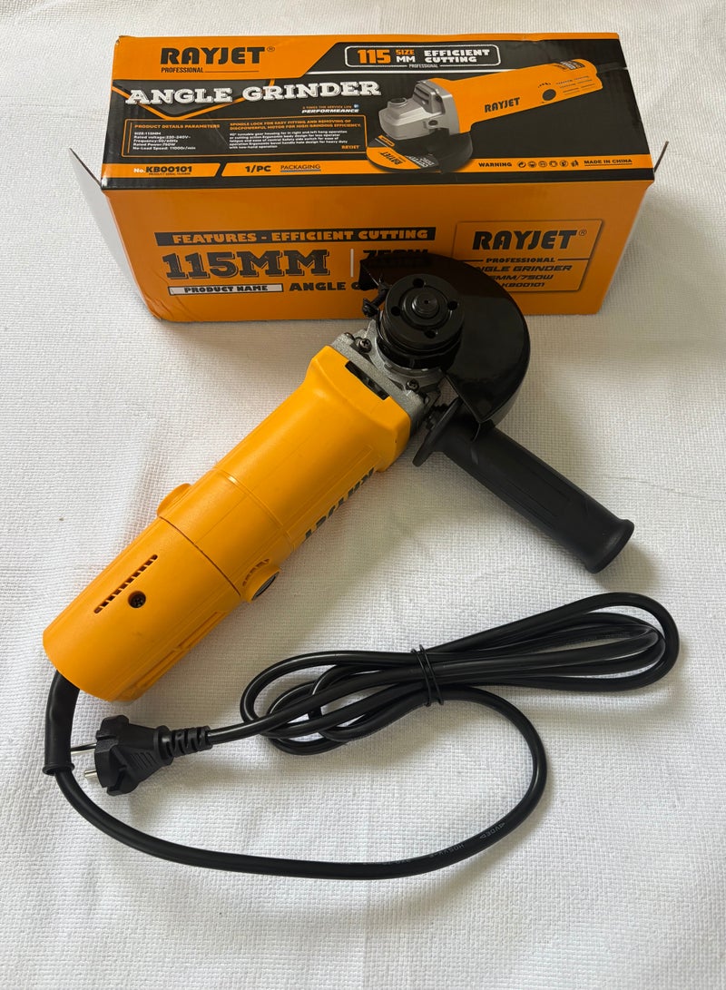RAYJET RAYJET  750W high power angle grinder 115mm disc 11000r/min high speed 220V universal  - Image 2