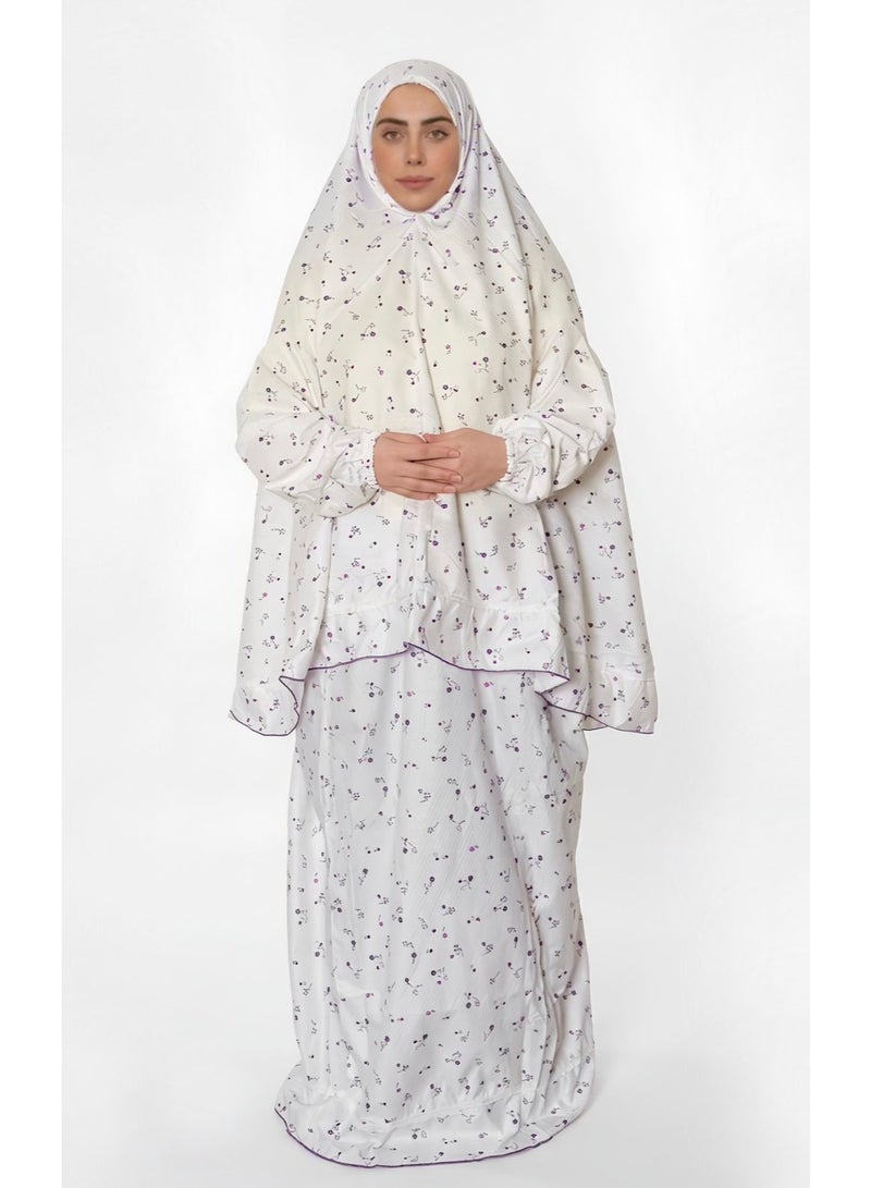 طقم صلاة _ ملابس صلاة مع أكمام