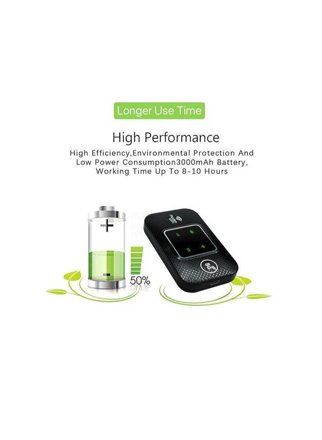 Generic - Portable WiFi Hotspot, 150Mbps 4G WiFi Dongle Unlocked Mobile WiFi Hotspot Wireless Network Hotspot Device, 4G LTE Modem Router Pocket WiFi Mobile Hotspot for Home, Travel - Image 1