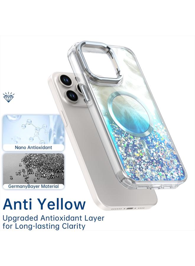 S-TOP Case For iPhone 12 Pro Epoxy CD Texture Lens Holder MagSafe Phone Case - Image 3