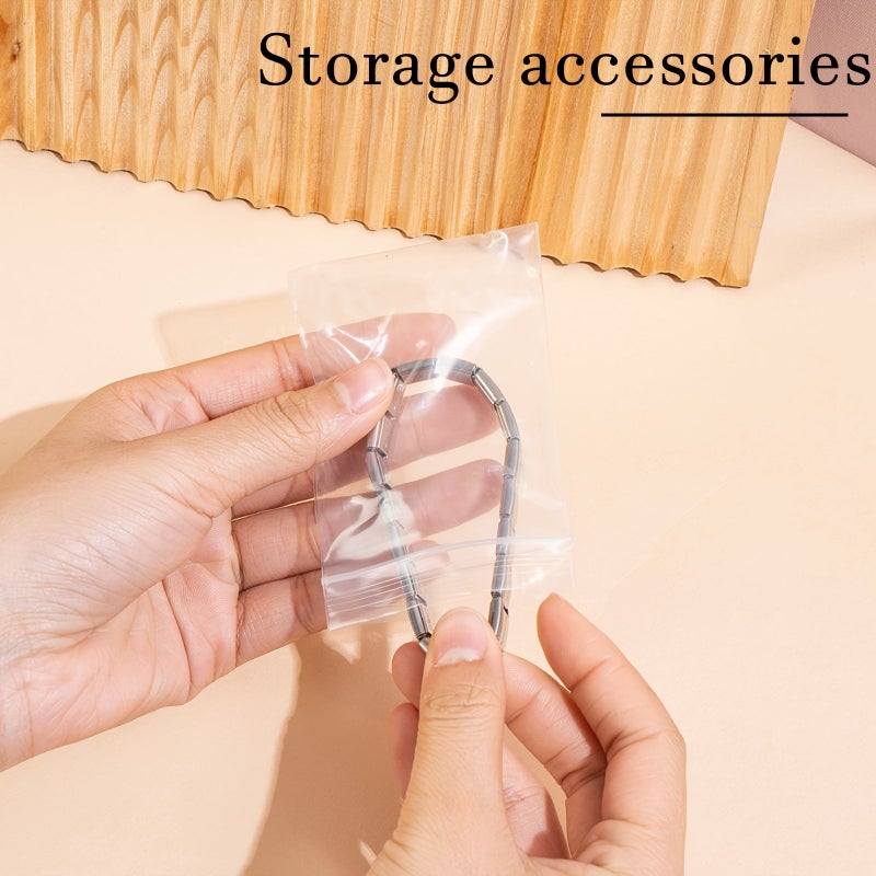 200Pcs Clear Resealable Polyethylene Bags A4 Size 0.062mm Thick - Image 5