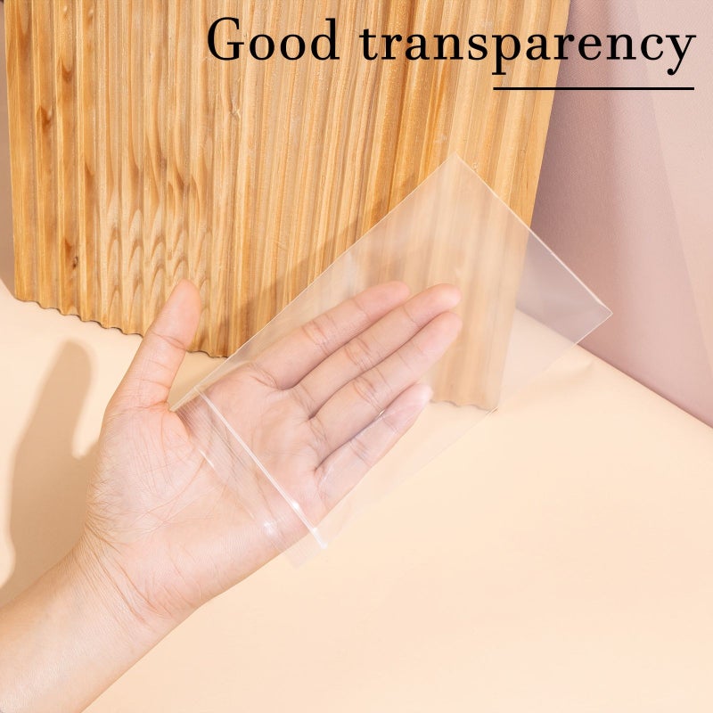 200Pcs Clear Resealable Polyethylene Bags A4 Size 0.062mm Thick - Image 3