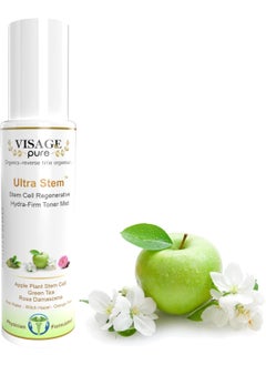 Visage Pure Ultra Stem Regenerative AntiAging Toner  Extra Strength Highest Concentration Stem Cell Toner Tightens The Skin and Minimizes Pores  Organic  Physician Formulated Research Supported 