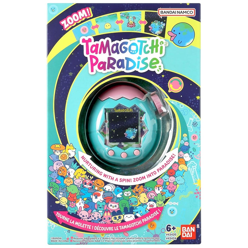 Tamagotchi Connection Paradise Jade Forest Virtual Reality Pet (Mint Green/Pink)