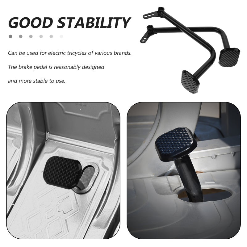 2pcs Electric Tricycle Pedals Brake Pedals Pedal Atv Pedals Accessory - Image 5