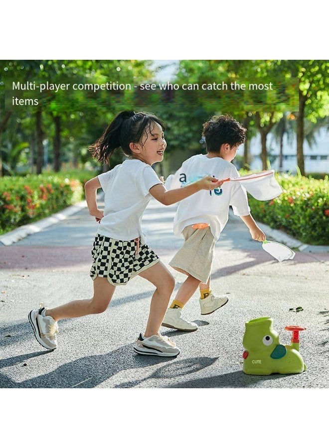 Cute Elephant Disc Launcher Toy, Foot-Powered Flying Disc for Kids, Parent-Child Interactive Game - Image 3