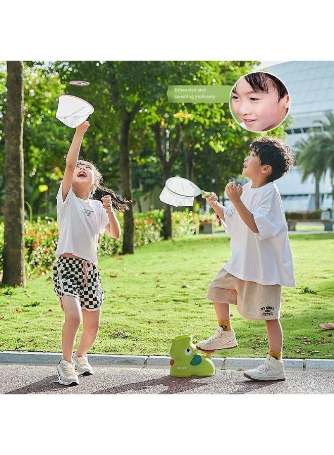 Cute Elephant Disc Launcher Toy, Foot-Powered Flying Disc for Kids, Parent-Child Interactive Game - Image 4
