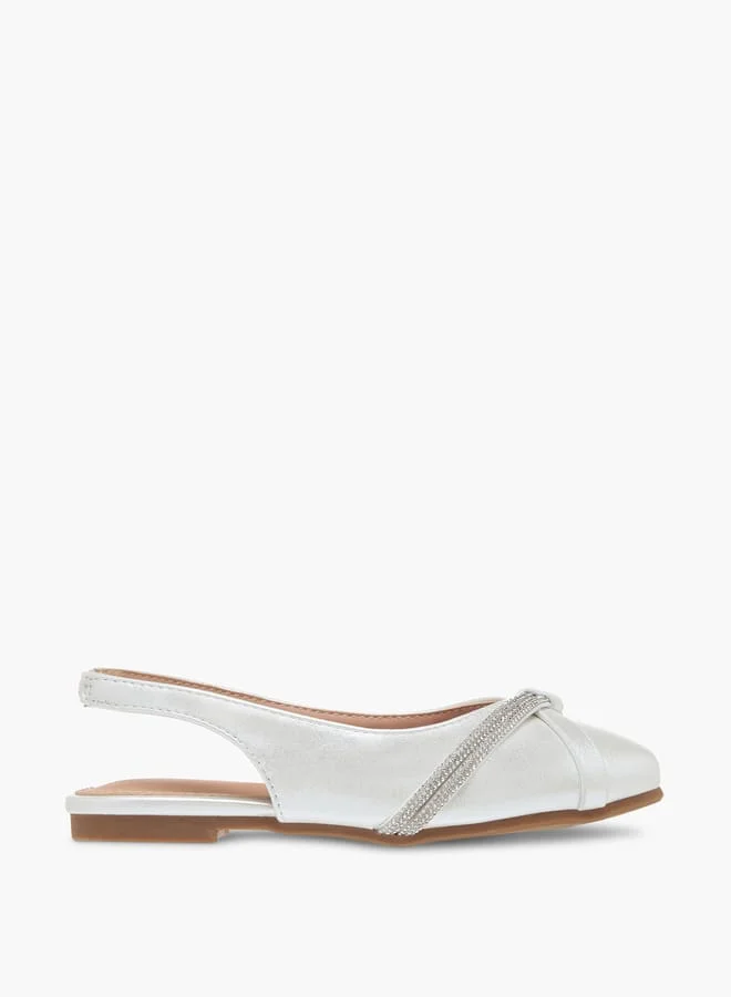 Flora Bella By Shoexpress Girls Embellished Slingback Shoes