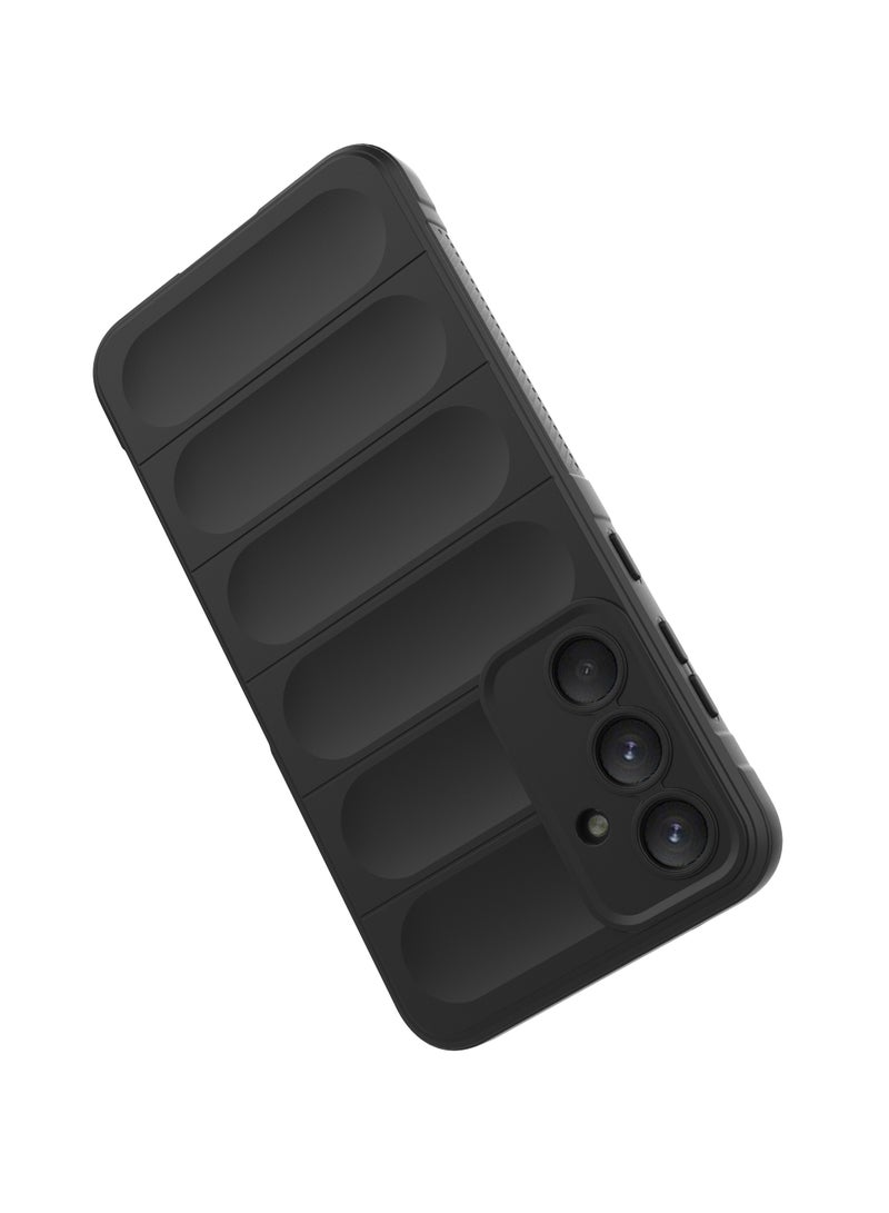 URBBKING Shockproof Protective Phone Case Cover Soft Back Cover For Samsung Galaxy A55 5G Black - Image 3