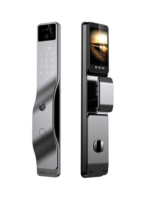Smart door lock that works with face print, elegant and attractive shape, works with a battery on all types of doors