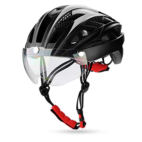 Shinmax Bike Helmet Goggles Visor Shield, Removable/Detachable Magnetic Visor Goggles Shield Only for Cycling Helmet in Model Bc-069 - Image 3