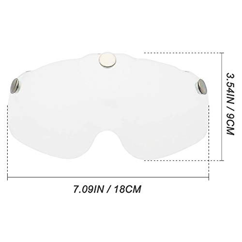 Shinmax Bike Helmet Goggles Visor Shield, Removable/Detachable Magnetic Visor Goggles Shield Only for Cycling Helmet in Model Bc-069 - Image 2
