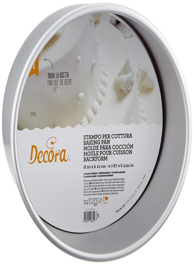 DECORA Round Prof. Anodized Aluminum PAN Ø cm 20 X 10 H - Image 3